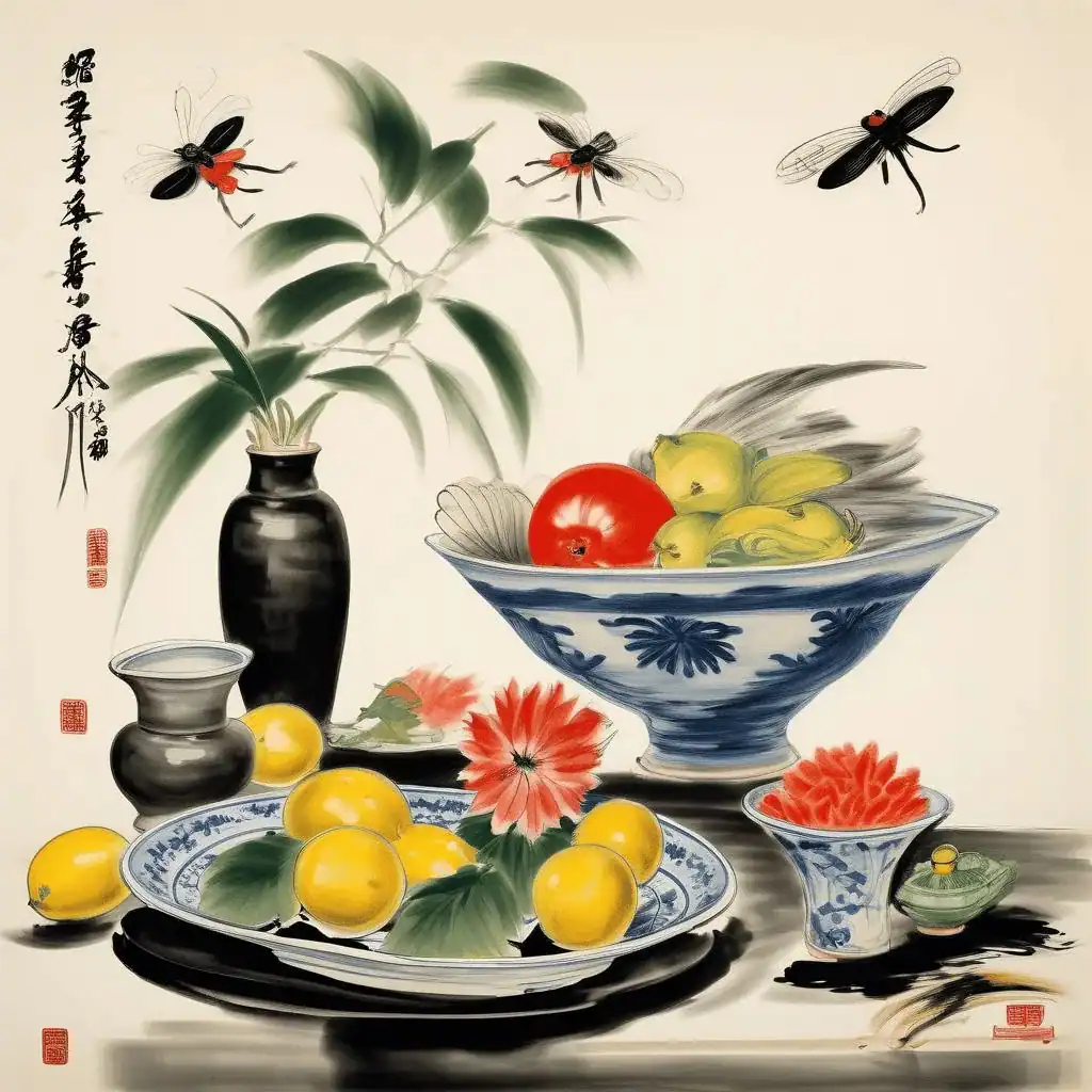 Fly on a platter – Qi Baishi