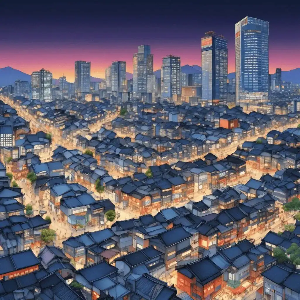 Kudan Usuguré. Twilight at Kudan – Koshiro Onchi