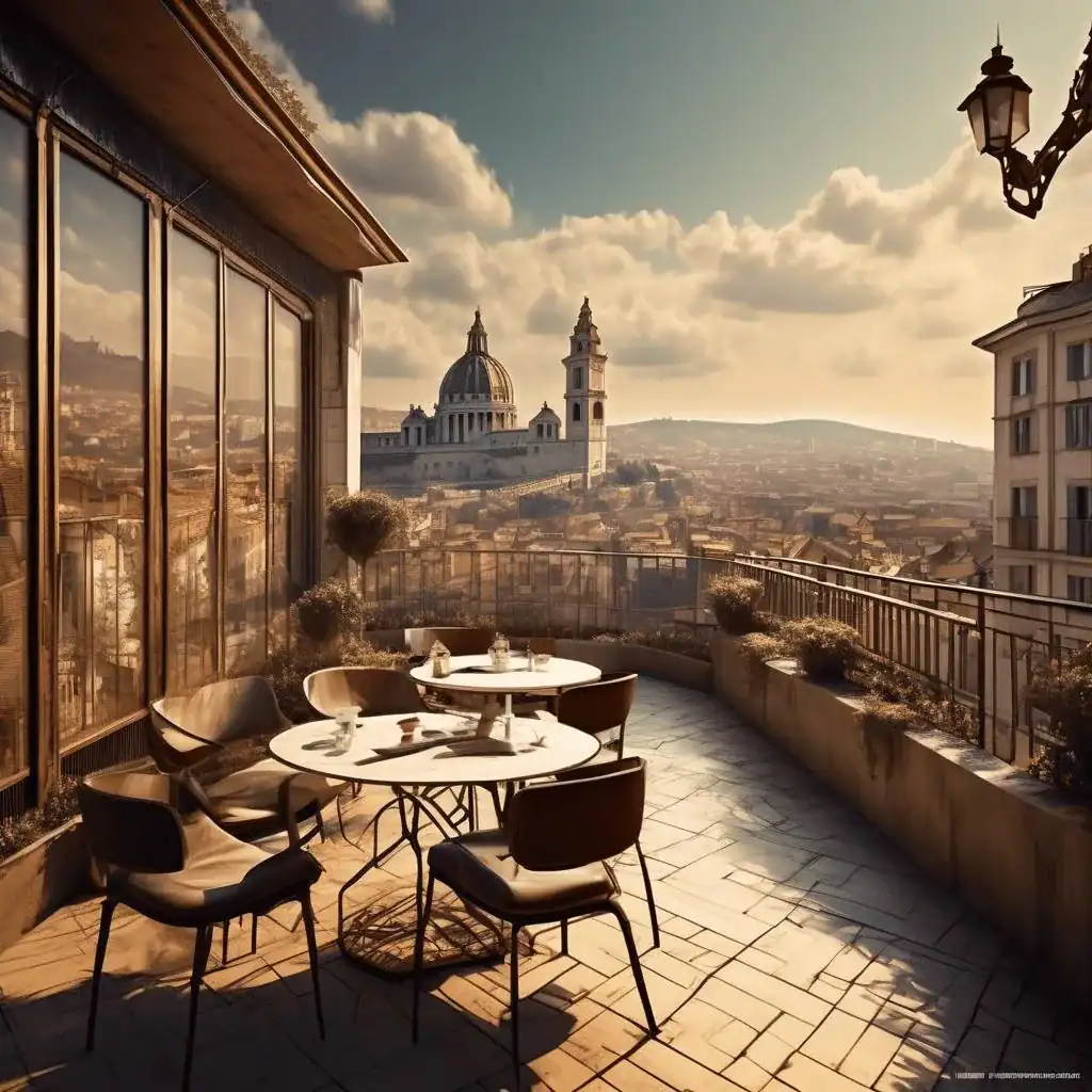 The Terrace on Monte Pincio – Gheorghe Tattarescu