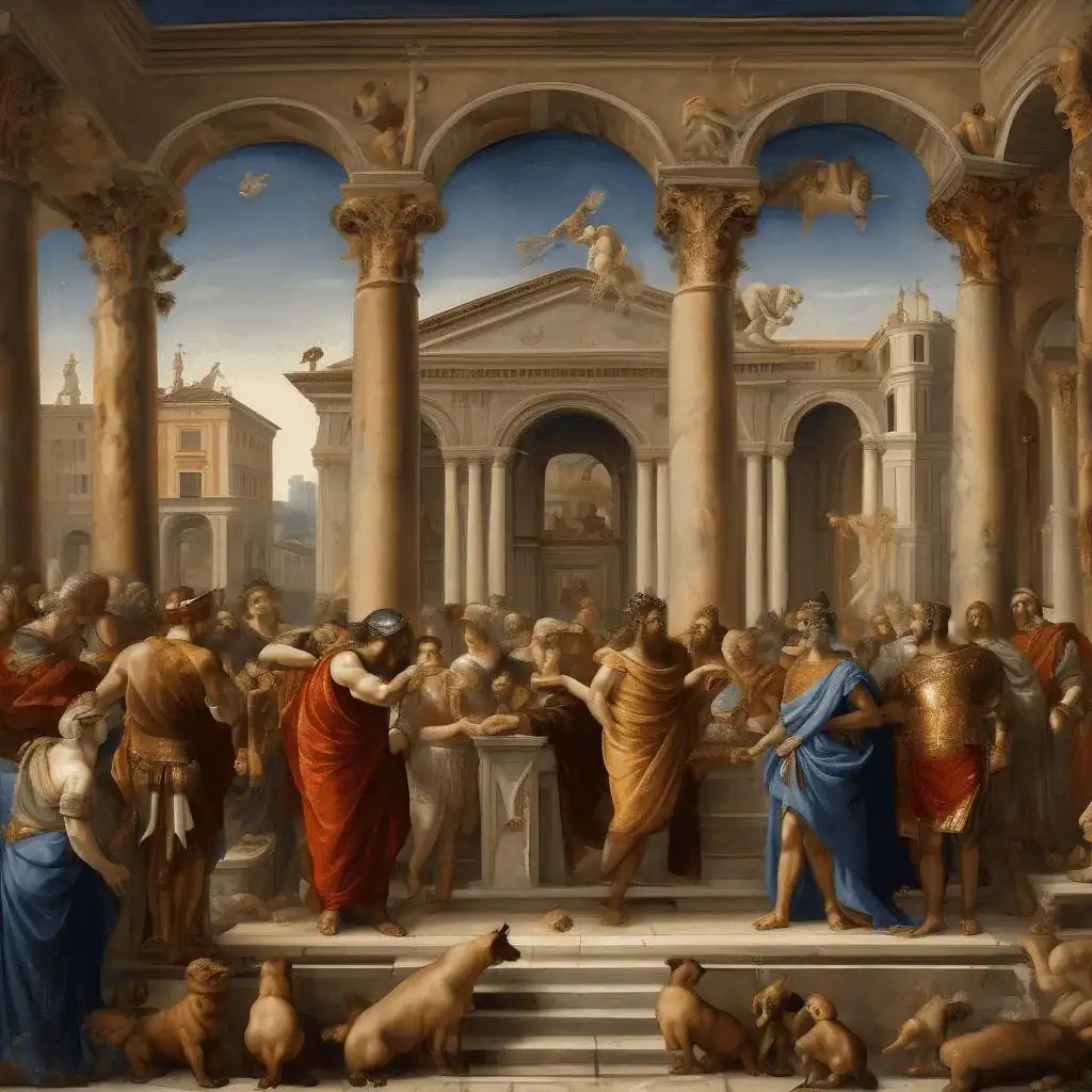 Loggia (the Founding of Rome) – Gentile da Fabriano