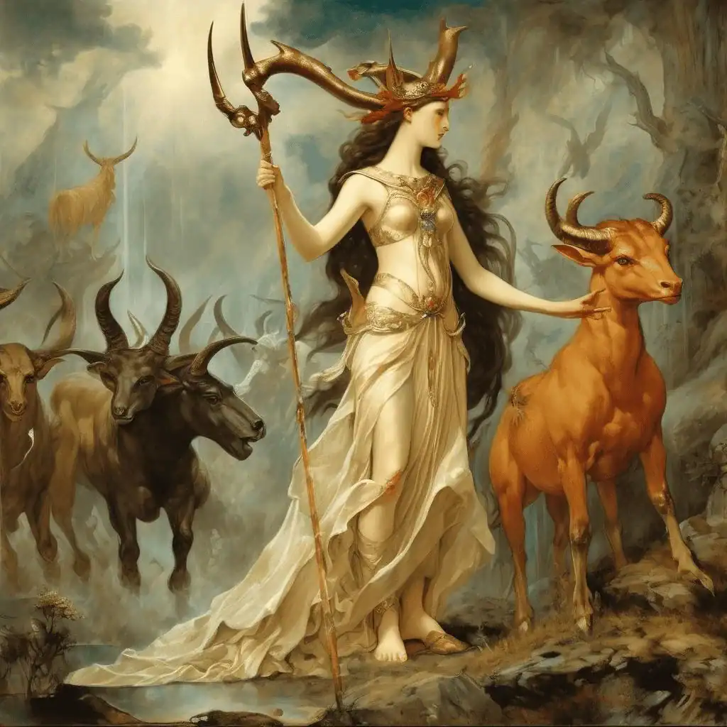 Princess with Horns – Artuš Scheiner