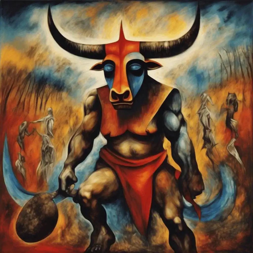 Minotaur – Charles Blackman