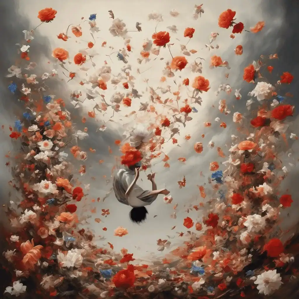 Falling Flowers – Shen Zhou